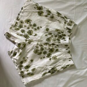 Abercrombie floral linen shorts
